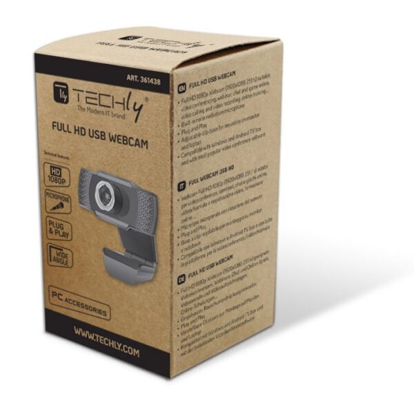 Webcam USB full HD 1080p con Riduzione del Rumore e Auto Focus - immagine 2