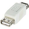 Adattatore USB-A Femmina USB-A Femmina Bianco - immagine 2