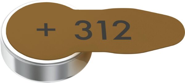 Batterie a Bottone per Apparecchi Acustici V312 6pz - immagine 2