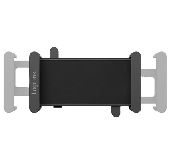 Supporto a Pinza VESA 75x75 per Smartphone e Tablet 4,7''-15'' 1kg max. Nero - immagine 2