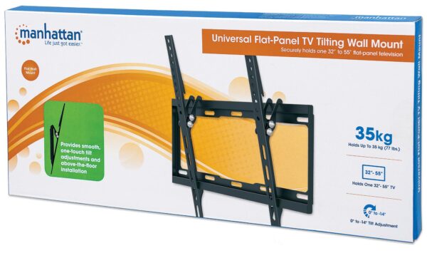 Supporto a Muro Universale Inclinabile per TV Flat-Panel 32-55'' - immagine 2