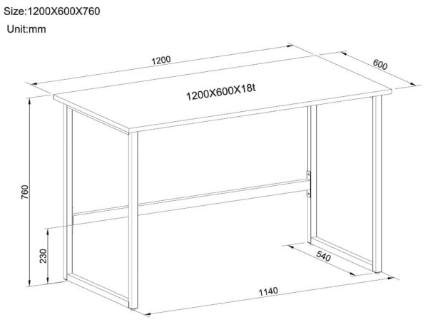 Scrivania per Computer dal Design Moderno per Casa e Ufficio Bianco - immagine 2