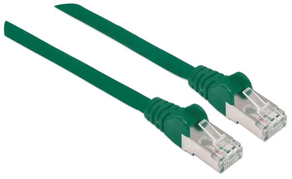 Cavo Patch Cat.7 Plug RJ45 6A S/FTP LSZH 0,5m Verde - immagine 2