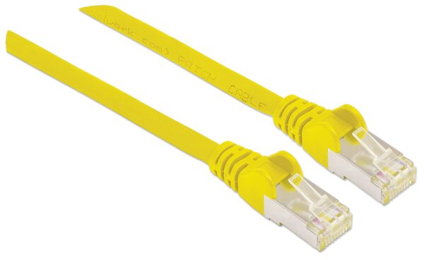 Cavo Patch Cat.7 Plug RJ45 6A S/FTP LSZH 0.5m Giallo - immagine 2