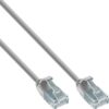 Cavo Patch di Rete Cat.6 UTP Slim 3 metri Grigio - immagine 2