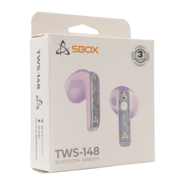 Cuffie Auricolari Bluetooth con Microfono EB-TWS148 Viola - immagine 2