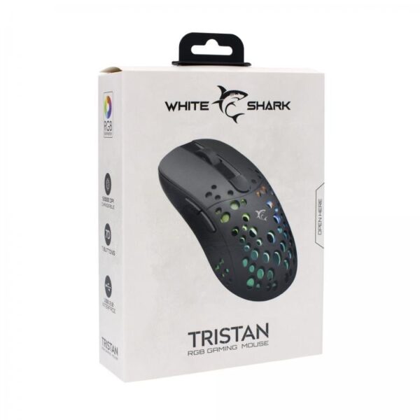 Mouse Ottico Gaming Tristan RGB 12000 dpi 7D Nero - immagine 2