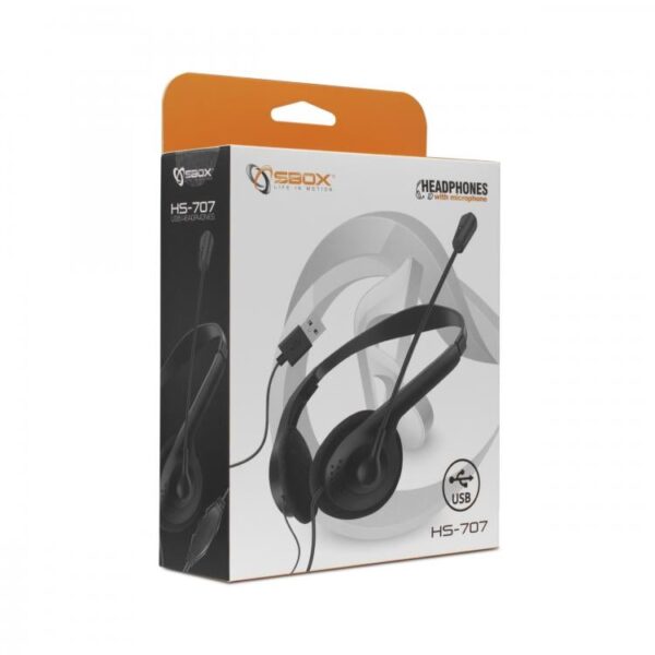 Cuffie Stereo USB con Microfono e Controllo del Volume - immagine 2
