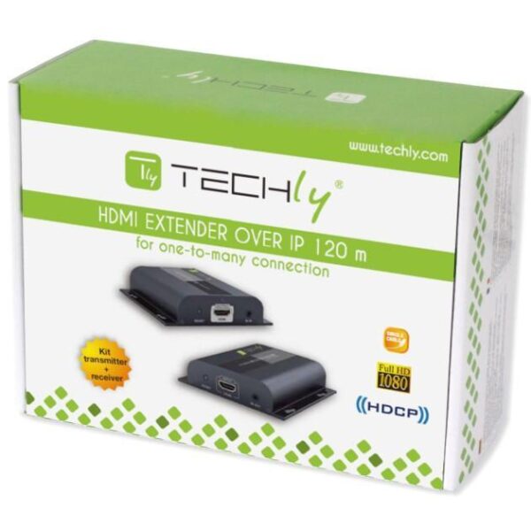 Extender HDMI con IR su Cavo Cat.6 fino a 120m - immagine 2