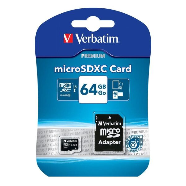Memoria Micro SDXC 64 Gb con Adattatore - Classe 10 - immagine 2