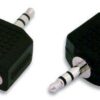 Adattatore Audio 3.5mm Stereo 1M/2F - immagine 2