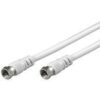 Cavo Antenna Satellite F/F 2,5 mt bianco - immagine 2