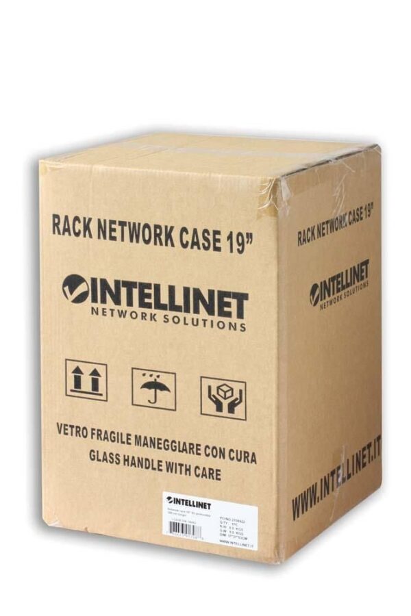 Armadio Rack 10'' a muro 6 unità Nero - immagine 2