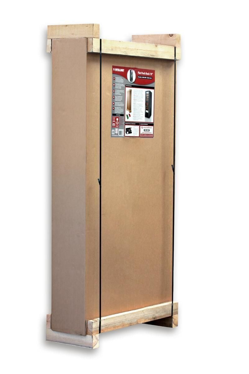 Armadio NetRack 19'' 600x800 42 Unità Nero da Assemblare - immagine 2