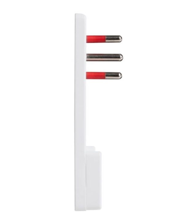 Spina Italiana Ultrapiatta 2P+T 10A Bianco - immagine 2