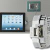 Alimentatore USB 2,1A da incasso con aggancio Keystone nero - immagine 2