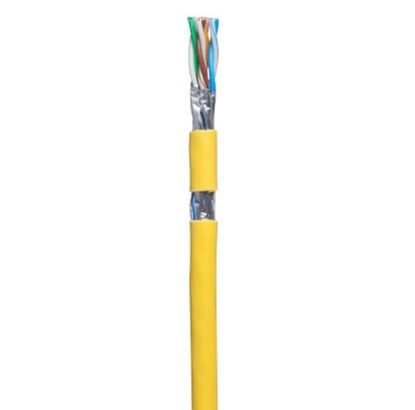Matassa S/FTP Cavo Cat.7A 100m Rigido PIMF Giallo - immagine 2