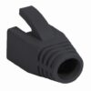 Copriconnettore per Plug RJ45 Cat.6 8mm Nero - immagine 2