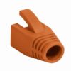 Copriconnettore per Plug RJ45 Cat.6 8mm Arancione - immagine 2