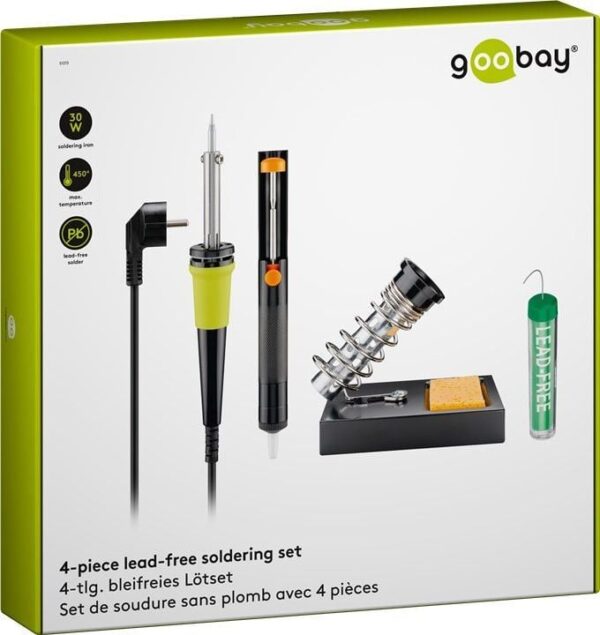 Kit per Saldatura 4 pezzi, con Stagnatore 30 Watt - immagine 2