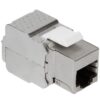 Frutto Keystone RJ45 Cat6A 10Gigabit STP 180° Toolless - immagine 2