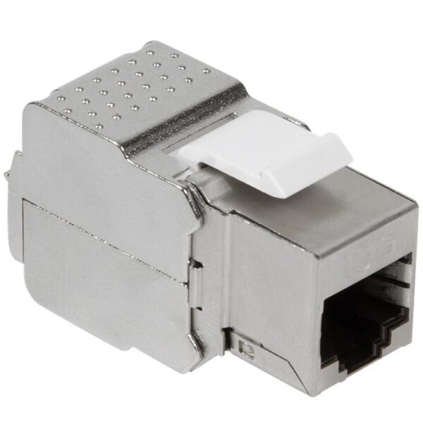 Frutto Keystone RJ45 Cat6A 10Gigabit STP 180° Toolless - immagine 2