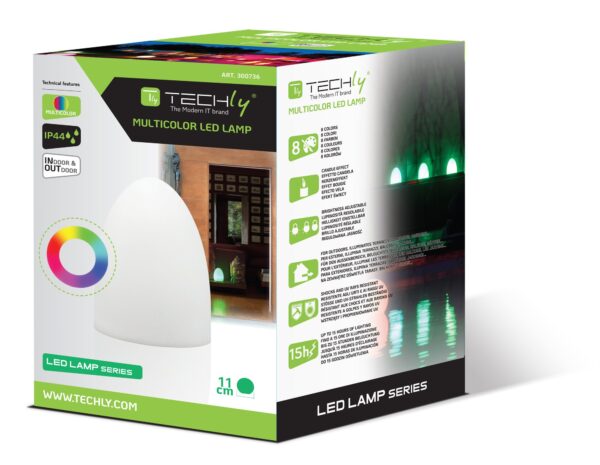 Lampada LED Multicolore di forma Ovale - immagine 2