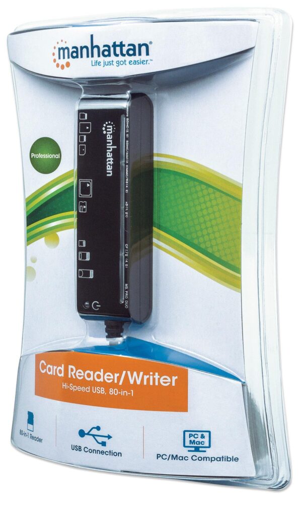 Lettore/Scrittore di memorie 80 in 1 esterno USB 2.0 - immagine 2