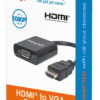 Cavo Convertitore HDMI a VGA con MicroUsb 30cm Nero - immagine 2