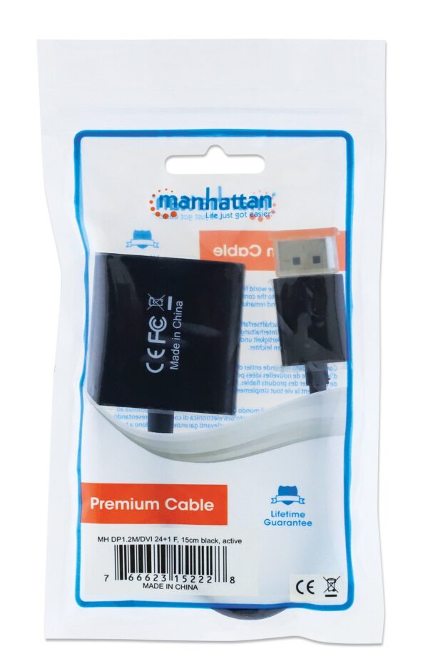 Adattatore da DisplayPort 1.2a a DVI-D - immagine 2
