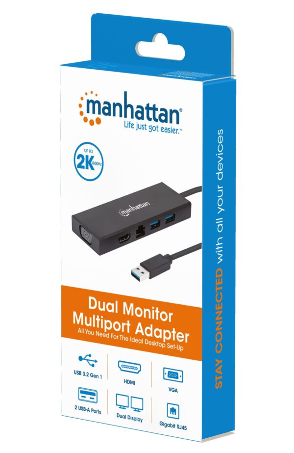 Adattatore SuperSpeed USB Multiporta Doppio Monitor - immagine 3