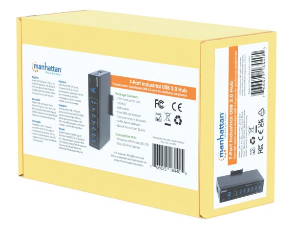 Hub Industriale USB 3.0 7 Porte - immagine 2