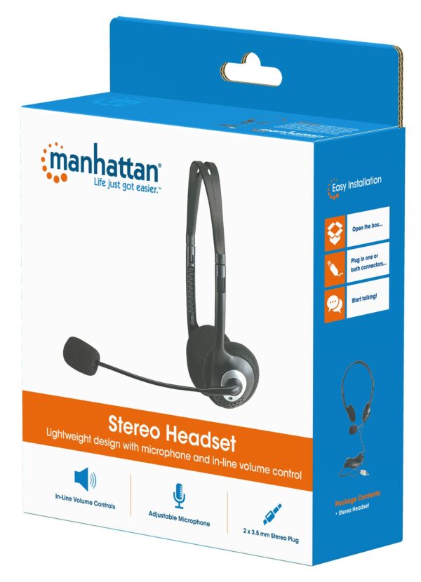 Cuffie Stereo con Microfono e Regolazione del Volume - immagine 2
