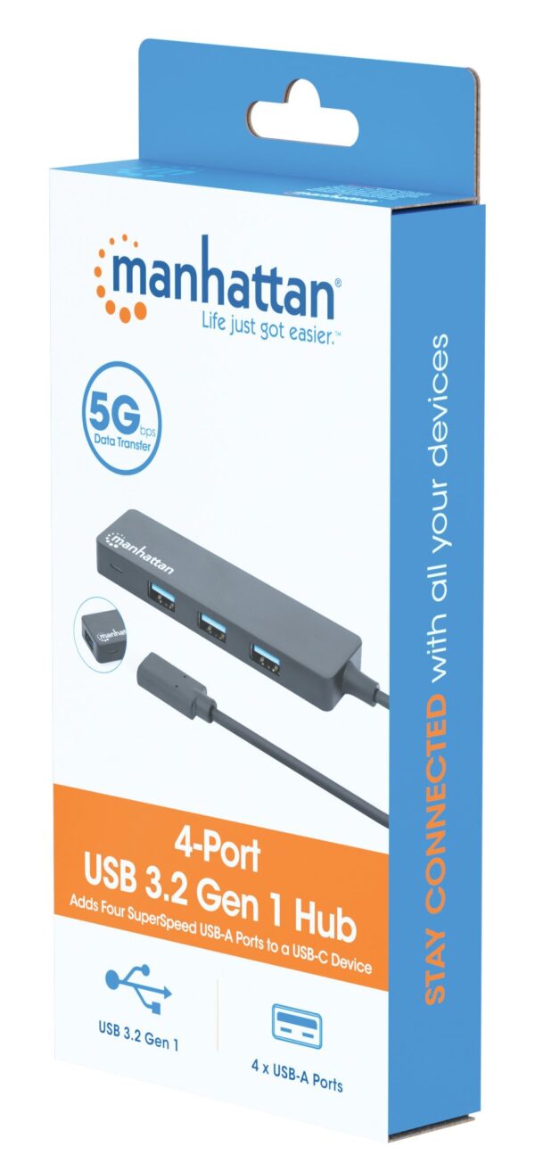 Hub USB 3.2 Gen 1 a 4 porte - immagine 2