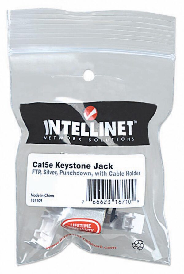 Frutto Keystone RJ45 Cat5e FTP - immagine 2
