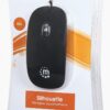 Mini Mouse Ottico USB Silhouette Cavo 1,2m Nero - immagine 2
