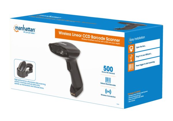 Barcode Scanner CCD Senza Fili Bluetooth - immagine 2