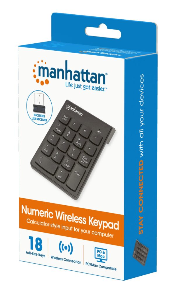 Tastierino Numerico Wireless 18 Tasti - immagine 2