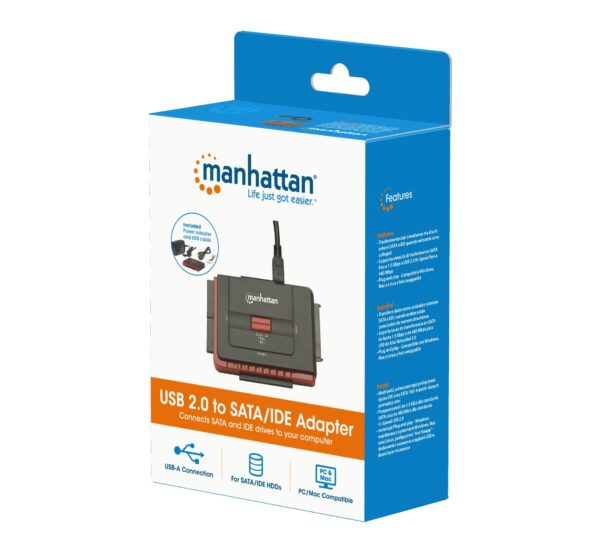 Adattatore Convertitore USB 2.0 Hi-Speed a SATA/IDE - immagine 2