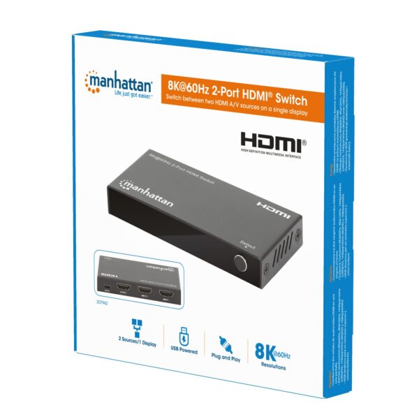 Switch HDMI 8K@60Hz 2 porte - immagine 2