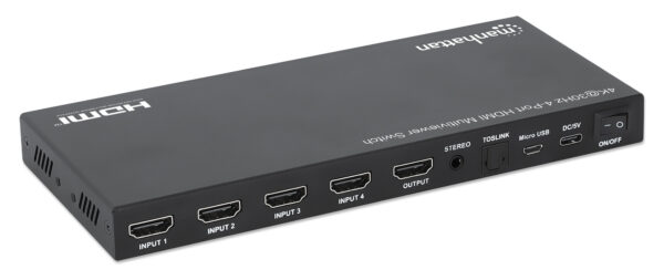 Switch Multiviewer HDMI 4K@30Hz 4x1 Nero - immagine 2