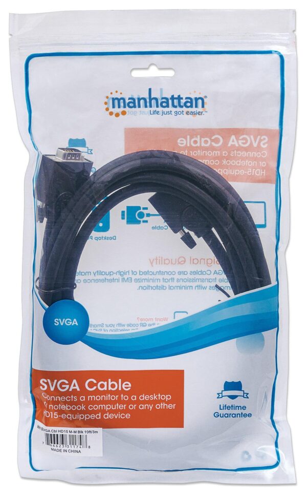 Cavo Monitor Svga M/M da 3 m - immagine 2