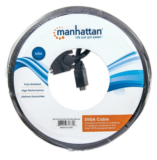 Prolunga SVGA con ferrite Maschio/Femmina 20 mt - immagine 2