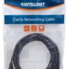 Cavo di rete Patch in Rame Cat. 5e Nero UTP 3 m - immagine 2