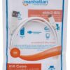 Cavo USB 2.0 A maschio/Micro B maschio 3 metri Bianco - immagine 2