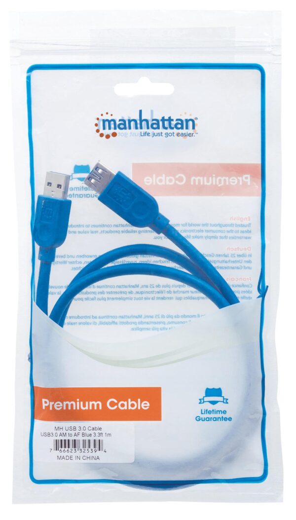 Cavo Prolunga USB 3.0 SuperSpeed A/A M/F 2m - immagine 2