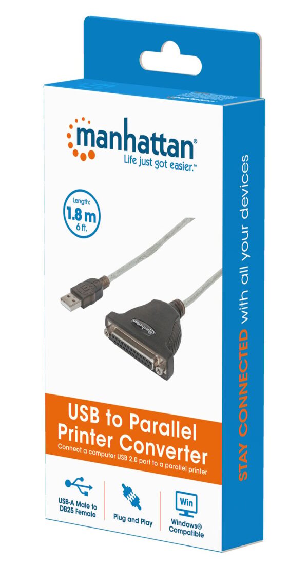 Convertitore USB a Stampante Parallela DB25 F - immagine 2
