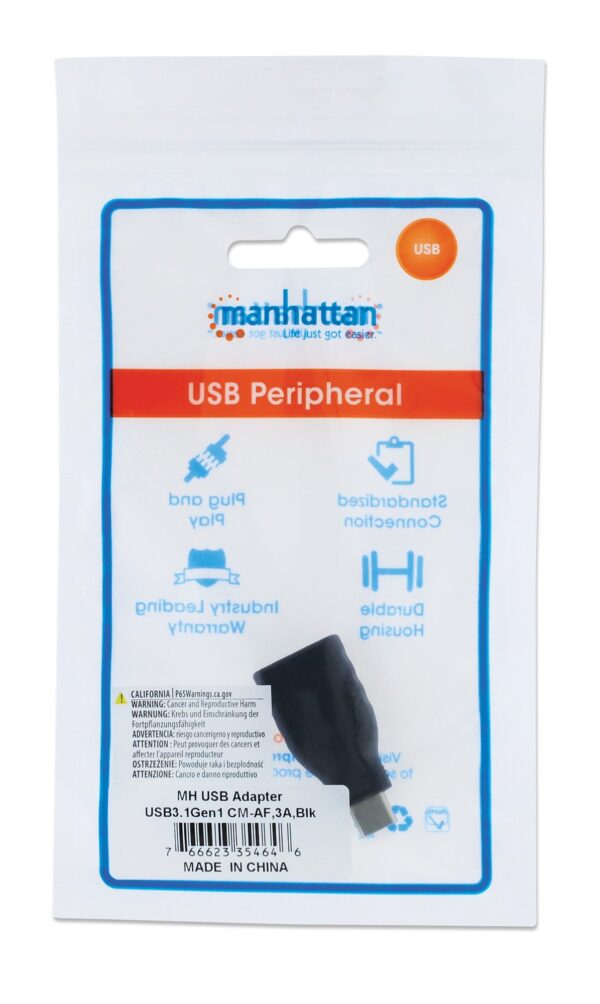 Adattatore Convertitore USB-C™ Maschio a USB-A Femmina - immagine 2