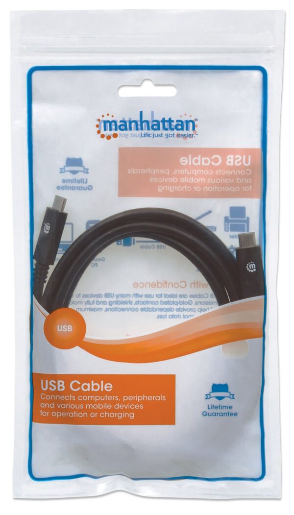 Cavo USB 3.2 Gen 1 SuperSpeed USB-C™ Maschio/Maschio 2m Nero - immagine 2