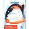 Cavo HiSpeed USB A Maschio / USB-C Maschio 2m Nero - immagine 2